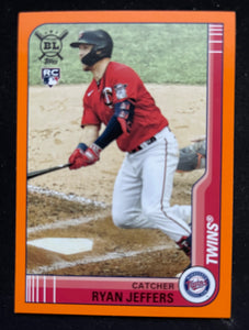 2021 Topps Big League - Orange - Ryan Jeffers RC - Twins -223