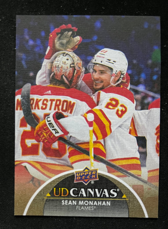 2021-22 Upper Deck Hockey - Extended Series - UD Canvas - Sean Monahan - Flames - C283