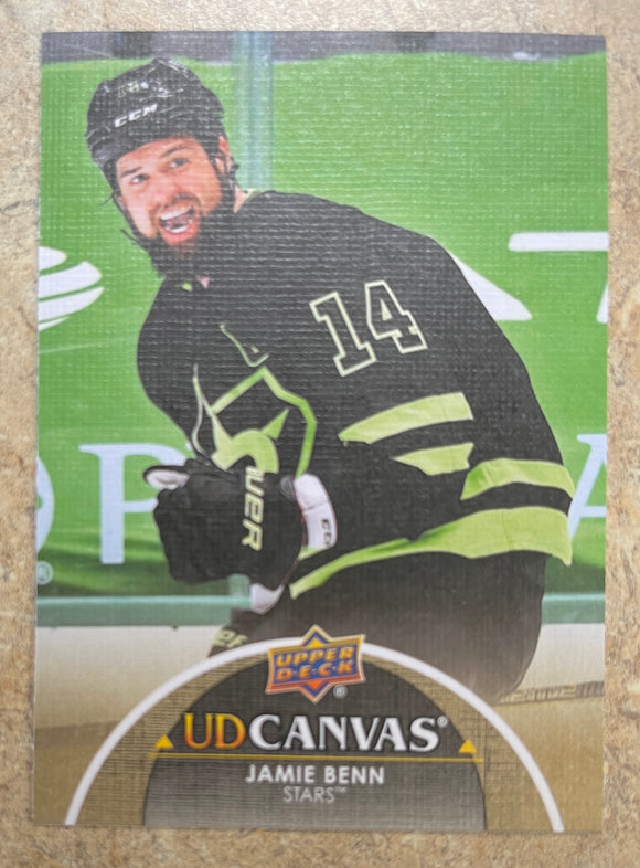 2021-22 Upper Deck Hockey - Series 1 - Canvas - Jamie Benn - Stars - C26