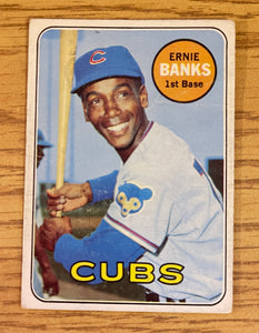 1969 Topps Baseball Ernie Banks - Cubs - 20