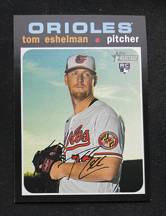 2020 Topps Heritage High Number - Tom Eshelman RC - Orioles - 531