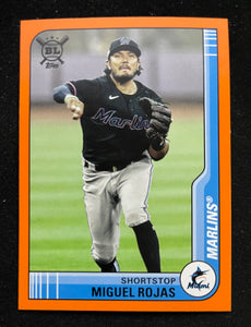 2021 Topps Big League - Orange - Miguel Rojas - Marlins - 119