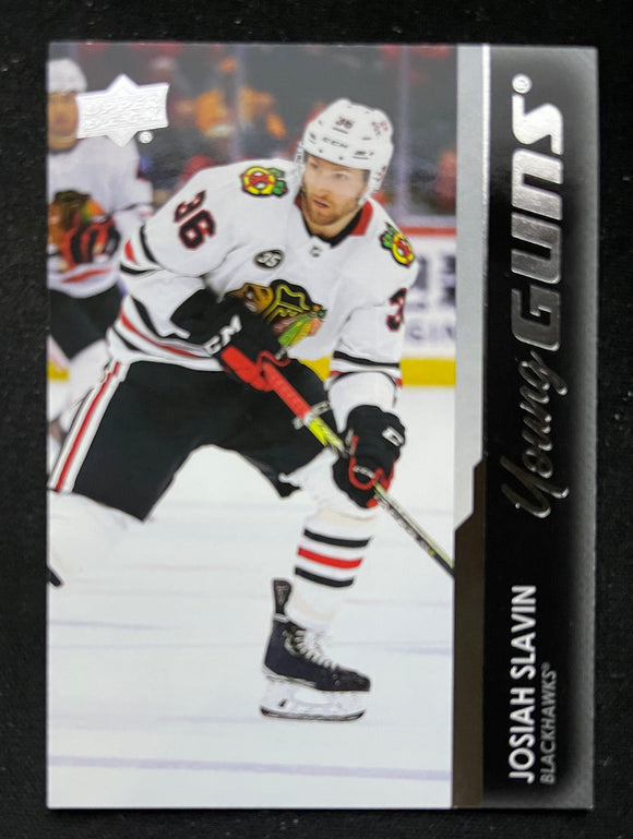 2021-22 Upper Deck Hockey - Extended Series - Young Guns RC - Josiah Slavin - Blackhawks - 718