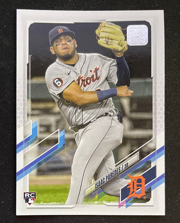 2021 Topps Baseball - Series One - Isaac Paredes RC - Tigers - 65