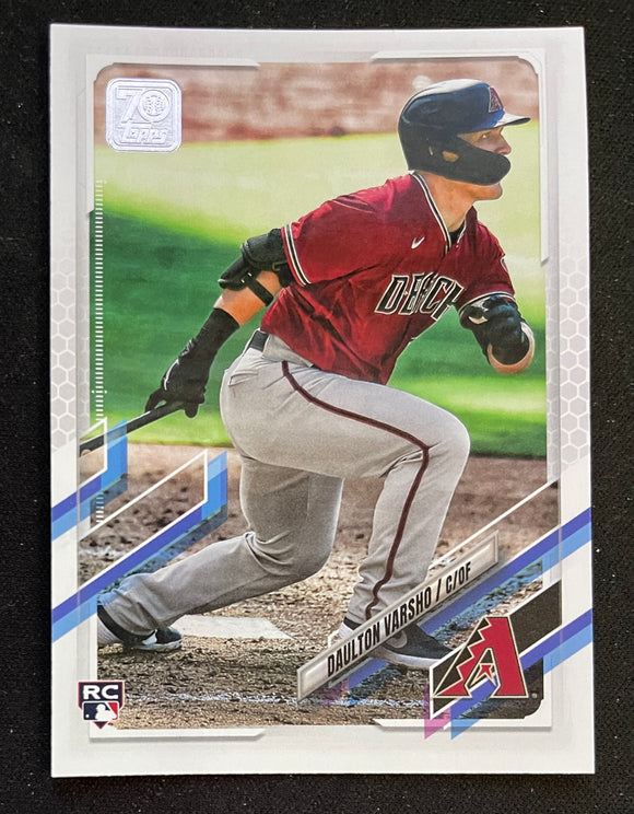 2021 Topps Baseball - Series One - Daulton Varsho RC - Diamondbacks - 10