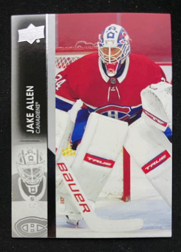 2021-22 Upper Deck Hockey - Series 1 - Jake Allen - Canadiens - 94