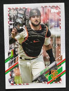 2021 Topps Holiday Baseball - Joey Bart RC - Giants - HW105