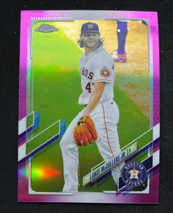 Topps Chrome Baseball - Pink Refractor - Lance McCullers Jr. - Astros - 209