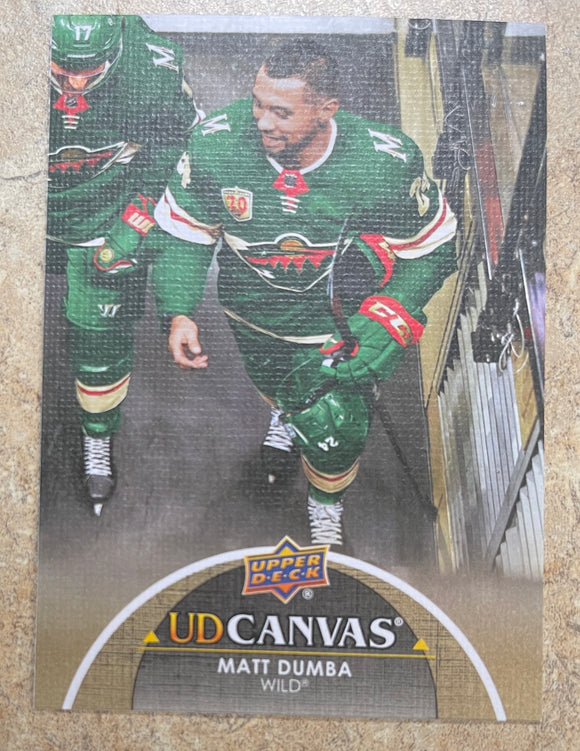 2021-22 Upper Deck Hockey - Series 1 - Canvas - Matt Dumba - Wild - C40