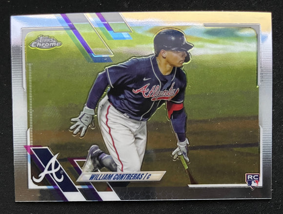 2021 Topps Chrome Baseball - William Contreras RC - Braves - 51