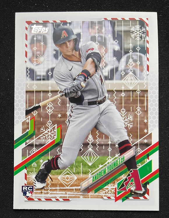 2021 Topps Holiday Baseball - Andrew Young RC - Diamondbacks - HW145