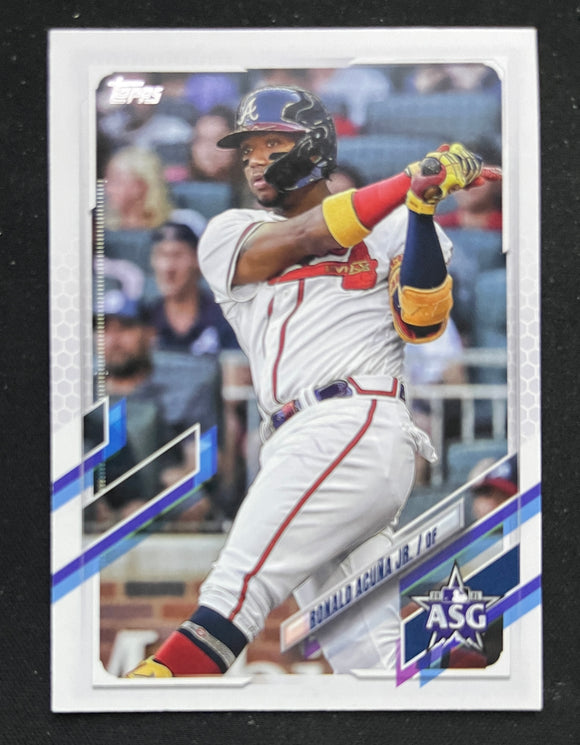 2021 Topps Baseball - Update Series - All Star Game - Ronald Acuna Jr. - Braves - ASG-2