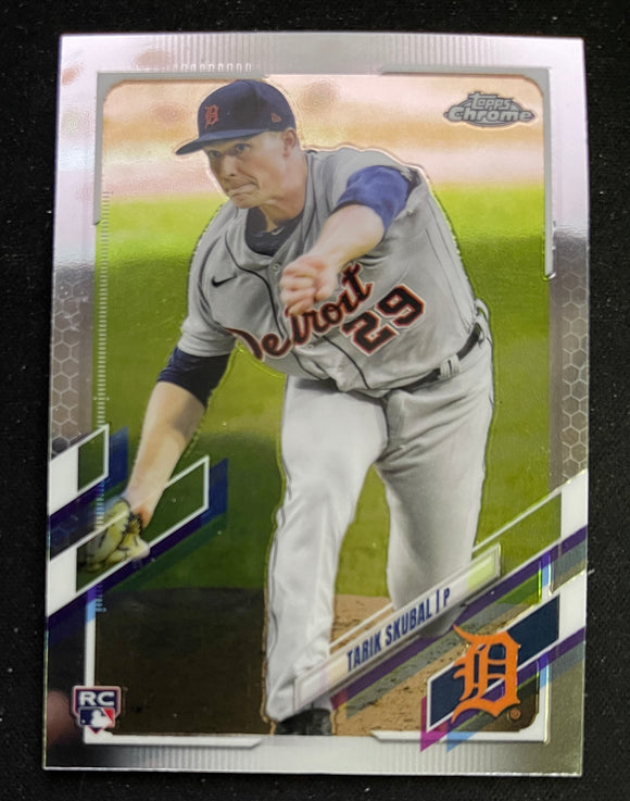 2021 Topps Chrome Baseball - Tarik Skubal RC - Tigers - 103