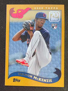 2021 Topps Baseball - Update Series - 70 Years of Topps Baseball - Triston McKenzie RC - Guardians - 70YT-52