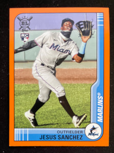 2021 Topps Big League - Orange - Jesus Sanchez - Marlins - 123