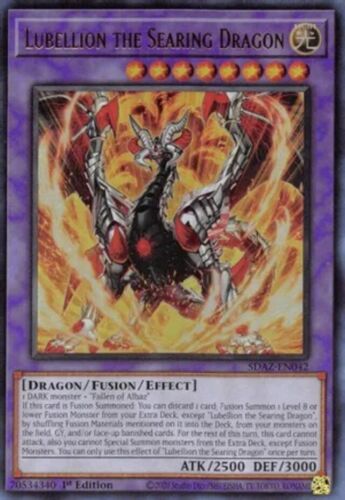 Yugioh - Albaz Strike - Lubellion the Searing Dragon - SDAZ-EN042 - Ultra Rare - 1st Edition