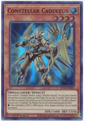 Constellar Caduceus (BLVO-EN022) - Super Rare - 1st Edition