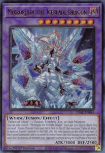 Yugioh - Albaz Strike - Mirrorjade The Iceblade Dragon - SDAZ-EN041 - Ultra Rare - 1st Edition