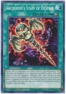 Yugioh Archfiend's Staff of Despair BLVO-EN063 1st Edition Common