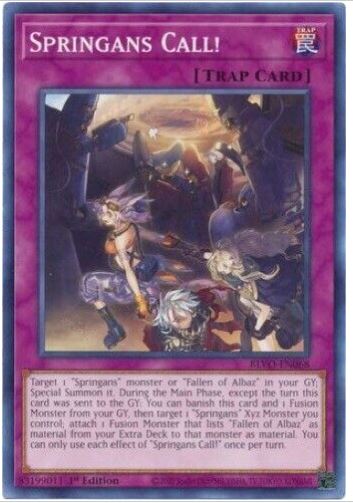 Yugioh Springans Call! BLVO-EN068 1st Edition Common